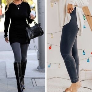 3/$25❄Charcoal Gray Fleece Leggings Sz 0-12